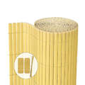 VOUNOT PVC Sichtschutzmatte 80x500 cm, Sichtschutz für Balkon Terrasse, Bambus