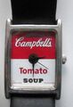 Andy Warhol Campbell's Soup Armbanduhr ACME Style Watch v. 1996, ohne Batterie