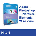 Adobe Photoshop Elements + Premiere Elements 2024 / Windows / Per Post