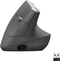 Logitech MX Vertical, Ergonomische Kabellose Maus, Bluetooth und 2.4 GHz Verbind