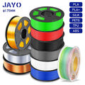 JAYO 3X 1,1KG PLA+ SILK PLA PETG TPU ABS 1,75mm Filament 3D Drucker Kein Gewirr