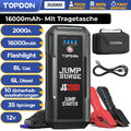 TOPDON JS2000 KFZ 2000A Starthilfe Jump Starter Ladegerät Booster Powerbank 3IN1
