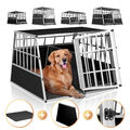 CADOCA® Hundetransportbox Transportbox Hundebox Aluminium Autotransportbox Hund