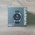 Garmin Fenix 7  47 mm GPS-Uhr Silber Garantie bis 12.04.25