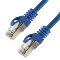 Netzwerkkabel S/FTP PIMF Cat. 7 50 Meter blau Patchkabel Gigabit Ethernet