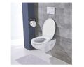 LIVARNO home Duroplast-WC-Sitz, Toilettendeckel Klodeckel mit Absenkautomatik