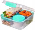 Der Bento Cube To Go 1,25L Lunchbox Behälter von Sistema mit 5 großen Fächern