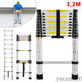 3,2m Alu Teleskopleiter Mehrzweckleiter Stehleiter Ladder Leiter Anlegeleiter *-