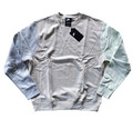 Nike Crew Essential Fleece Sweatshirt Pullover Sweater Beige Lila Lime | S
