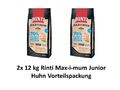 RINTI MAX-I-MUM Junior Huhn | 2x 12kg Hundefutter trocken