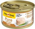 GimDog Pure Delight Hühnchen Hundesnack 12x85g - Proteinreiches Fleischgelee,