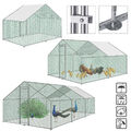 Pro Hühnerstall Käfige Kleintierstall - Freilaufgehege mit PE Dach für Geflügel