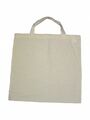 1 Baumwolltragetasche Einkaufstasche Taschen UNBEDRUCKT 50x50cm kurzer Henkel