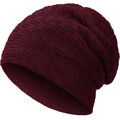 COMPAGNO warm gefütterte Wintermütze Beanie Strickmütze Hat Herren Damen Mütze