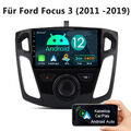 Für Ford Focus MK3 2012-18 DAB+ CarPlay Android 12 Autoradio GPS Navi RDS 2+64GB