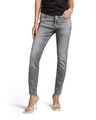 G-STAR RAW Damen 3301 Skinny Ankle Jeans, Grau, 27W / 30L