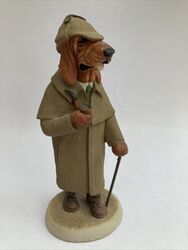 Country Companions Bloodhound Sherlock Holmes von Robert Harrop Doggie People