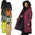 Marikoo Damen Winter Mantel Winterjacke Stepp Jacke gesteppt lang warm B949 NEU