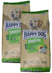 2x15kg Happy Dog  Naturcroq Adult Lamm&Reis  Hundefutter