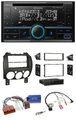 Kenwood CD 2DIN DAB USB Lenkrad Bluetooth Autoradio für Mazda 2 2007-2014