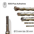 SDS Plus Bohrer Betonbohrer Steinbohrer Hammerbohrer mit Kreuzschneide Ø 5-30mm