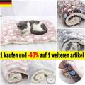 Winter Warme Hunde·Katzendecke Haustierdecke Anti-Rutsch Kissen♥Hundematratze DE