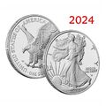 Silbermünze American Eagle 1 oz Silber Typ 2  2024  USA One Dollar  1 oz 999*