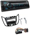 Kenwood Bluetooth USB CD MP3 DAB Autoradio für Ford C-Max Kuga Klavierlack schwa