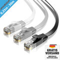 CAT 6 Patchkabel Flach | RJ45  LAN Kabel Ethernet Netzwerkkabel 0,25m - 50m