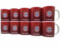 FC Bayern München Tasse „Namen“ - Kaffee Becher Pott Fanartikel FCB Fußball