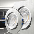 LED Einbaustrahler Alu flach Downlight geringe Einbautiefe 27mm schwenkbar 230V