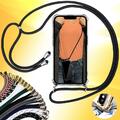 Handy Kette Schutz Hülle für iPhone 11 12 13 Mini Pro Max Kordel Band Tasche