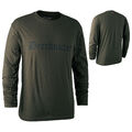 Deerhunter Logo T-Shirt mit langen Ärmeln Jagdshirt Oudoor Jäger Herren Shirt