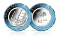 10 Euro Münze  2021 Auf dem Wasser Polymer Ring 10 € Schiff Luft bewegt