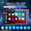 32G Autoradio Android 13 Carplay GPS DVR +Kam Für Opel Corsa C D Zafira B Vectra