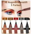 Augenbrauen Stift 3D Eye Brow Pen Tattoo Microblading 5 Farben Wasserfest  24h