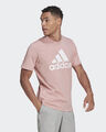  Freizeit T-shirt HERREN Adidas Rosa 2022 Essentials Big Logo Baumwolle 