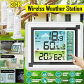 Funk Wetterstation Farbdisplay Thermometer Hygrometer mit 3 Innen Außen Sensor