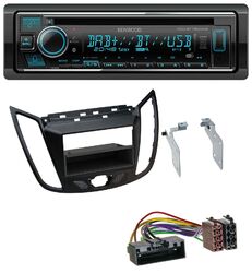 Kenwood MP3 Bluetooth DAB USB CD Autoradio für Ford C-Max Kuga matt schwarz