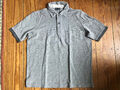 Clark Ross Pima Cotton Polo Shirt grau Baumwolle Größe M