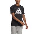 adidas Essentials Big Logo T-Shirt Herren Baumwolle schwarz/weiß [GK9120]