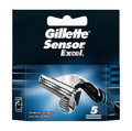 Gillette Sensor Excel Rasierklingen OVP 5-10-15-20-25-30-35-40-45-50-100 Stk.NEU