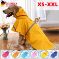 Regenjacke mit Reflexstreifen Wasserdicht  Gr. XS-XXL Calapet Hunde Regenmantel