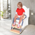 Toilettentrainer für 1-10 Kinder Toilettensitz WC Sitz mit Treppe Lerntöpfchen