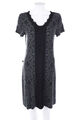 Street One Kleid Damenkleid Print Spitze D 38 grau schwarz