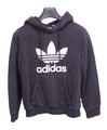 Adidas Hoodie Kapuzenpullover Damen Sweater Gr. XS/S Trefoil Logo schwarz HS34