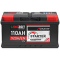 Autobatterie 110Ah 12V 920A Batterie Starterbatterie statt 100Ah 95Ah 90Ah 105Ah
