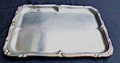 ALESSI Alfra Italy vintage Servierplatte Tablett Gr.30 x 23 cm verchromt 18/10