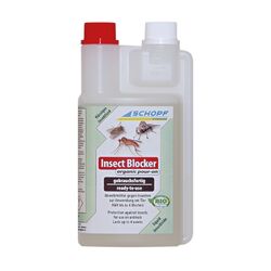 Schopf Insect Blocker organic pour-on Insektenabwehr 500 ml Anwendung am Tier