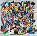 1 kg  LEGO ca. 500 Teile LEGO Kiloware Platten Räder Sonderteile Steine